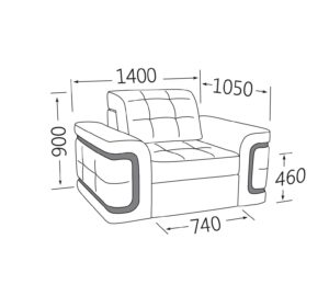 Крісло-ліжко Вегас