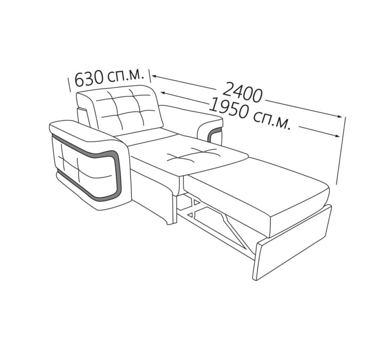 Крісло-ліжко Вегас