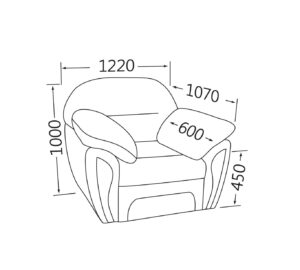 Крісло-ліжко Лаура
