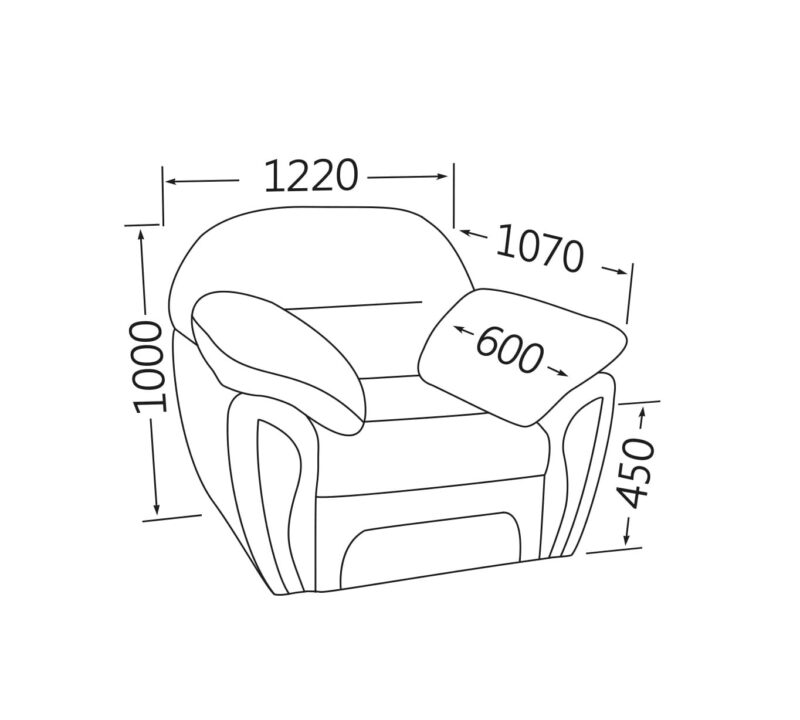 Крісло-ліжко Лаура