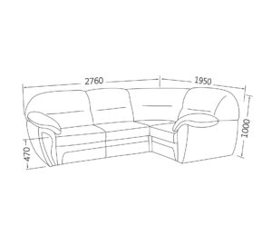 Кутовий диван Лаура