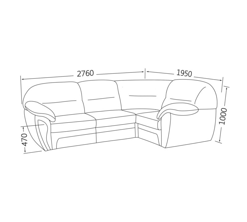 Кутовий диван Лаура