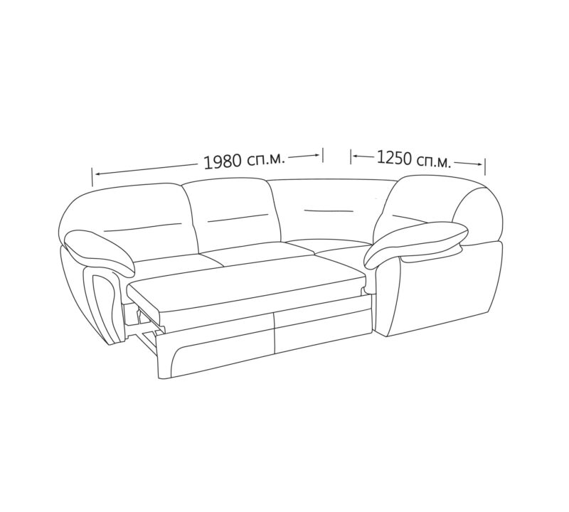 Кутовий диван Лаура