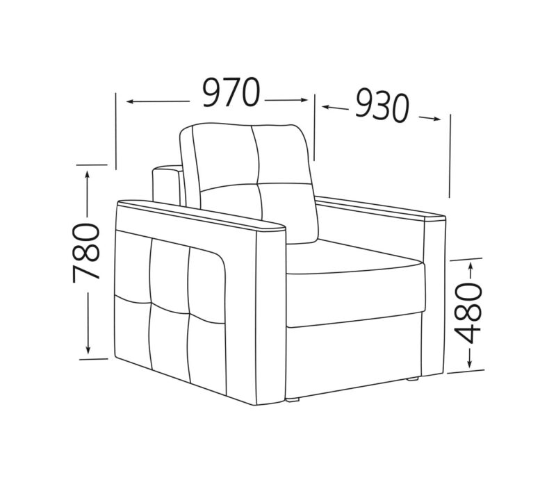 Крісло Луіза