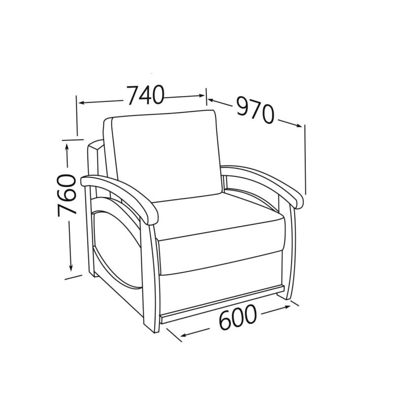 Крісло Прага