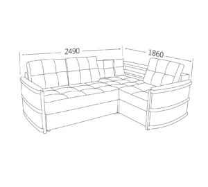 Кутовий диван Тіна-1