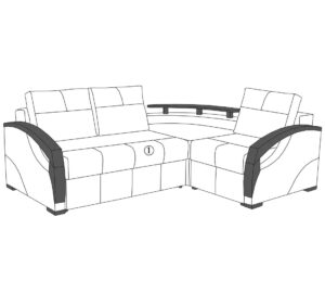 Кутовий диван Твіст