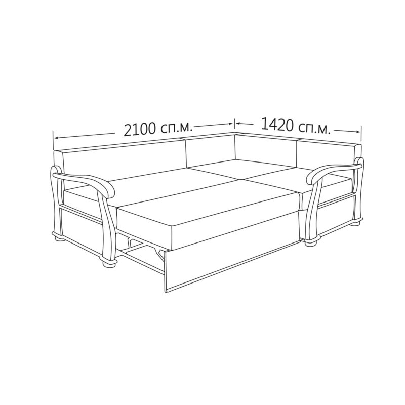 Кутовий диван Варшава