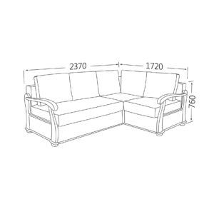 Кутовий диван Варшава