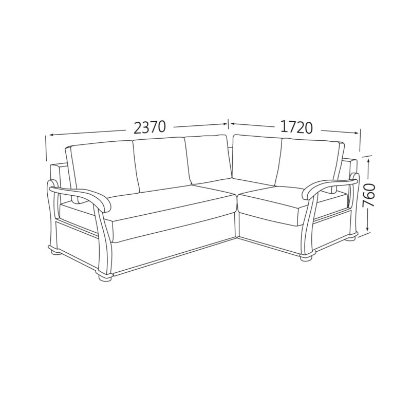 Кутовий диван Варшава